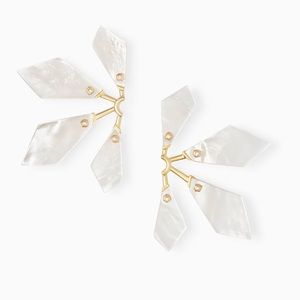 Malika Gold Statement Earrings